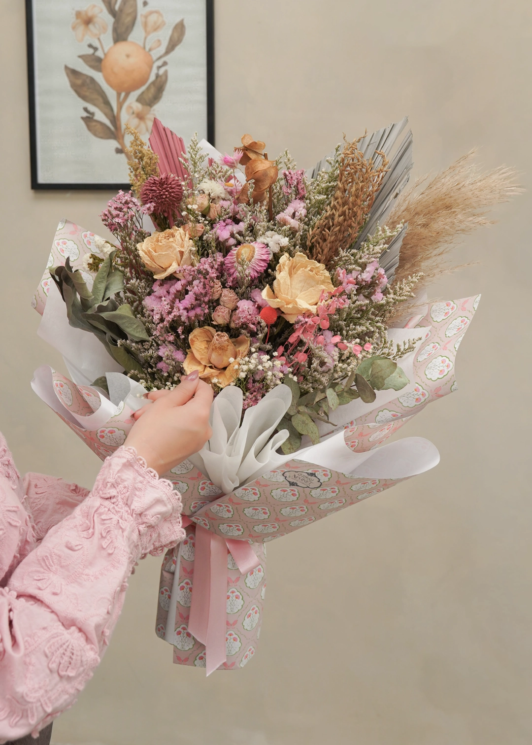Bouquet seco Rosé - Imagen 3