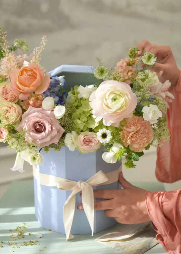 Fiori Box Celeste - Imagen 2