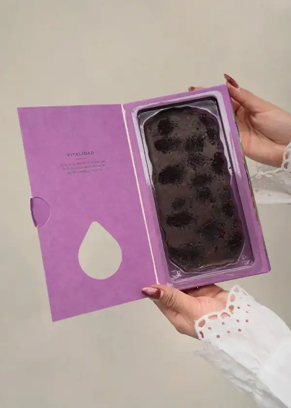 Barra de chocolate al 70% cacao EVOK - Imagen 2