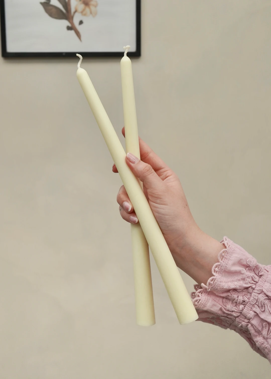 Vela candelabro cera de soya (set x 2) - Imagen 4