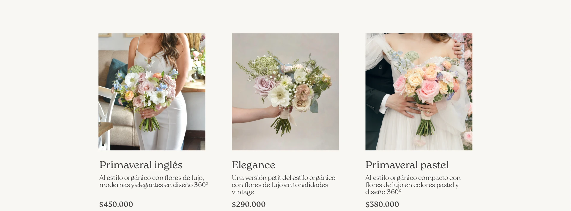 Bouquets de novia