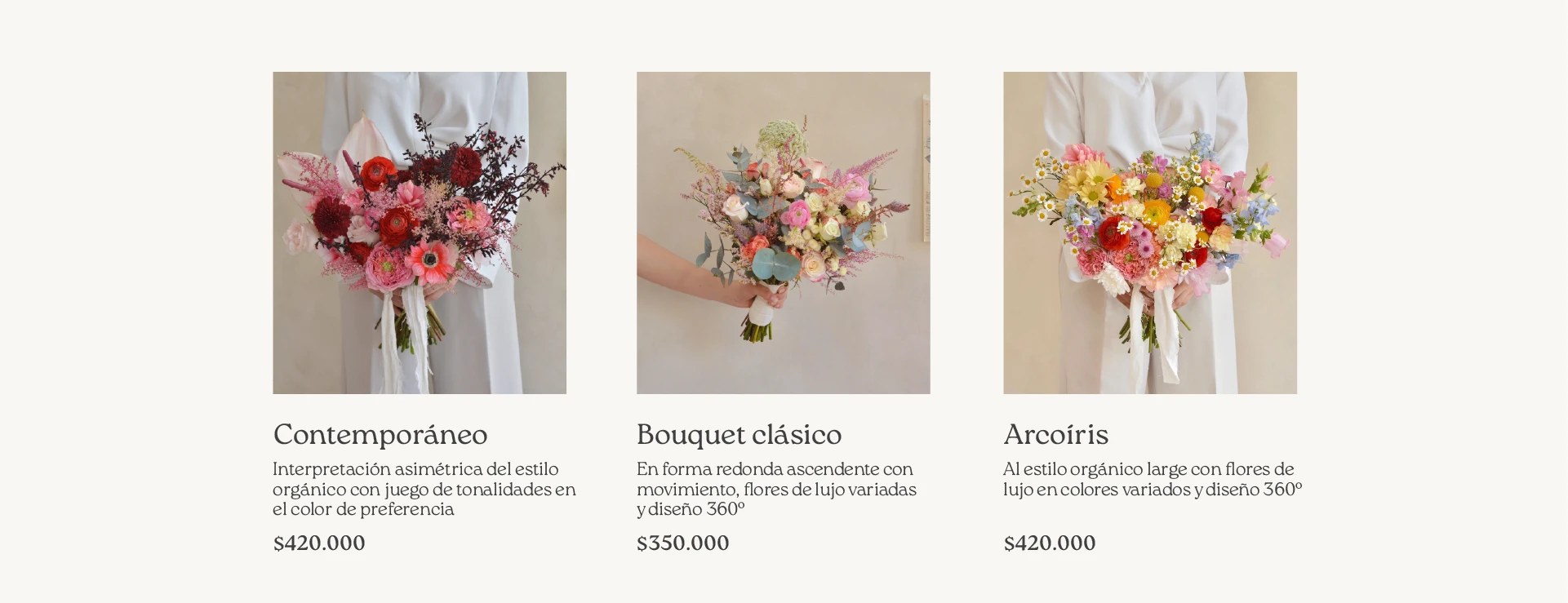 Más estilos de bouquet